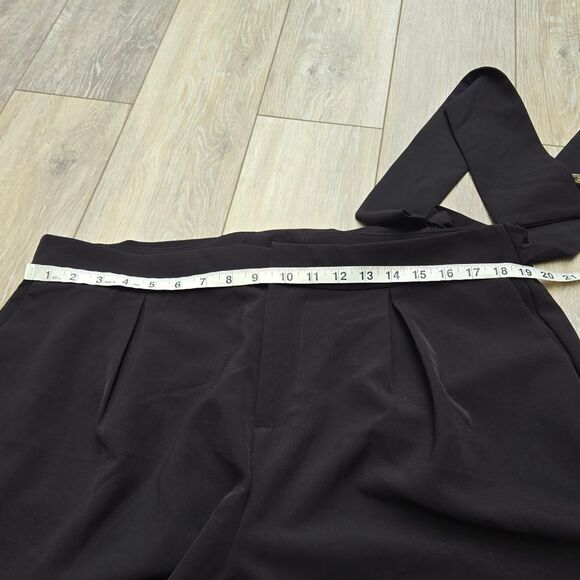 Eloquii Super Wide Leg Dress pants Tie At Waist. Very High Waist Size Womens 14 - Picture 5 of 12